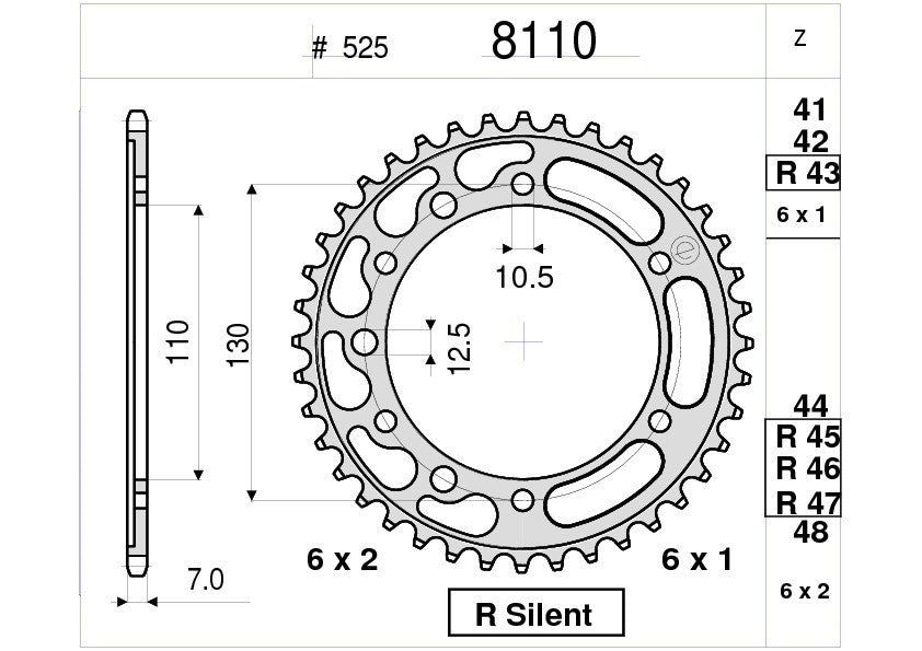 CORONA PASSO 525 Z45 R6 600 2006