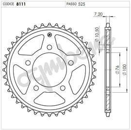 CORONA Z42 PASSO 525 LEONCINO 500 17-18