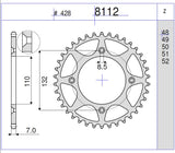 CORONA 49 DENTI PASSO 428 SX 85 DAL 2004