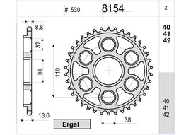 CORONA PROF. DUCATI 1200 MULTISTRADA