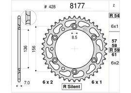 CORONA PROF. HUSQVARNA 125