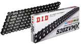 CATENA DID 520 ZVMX BK&BK 120 MAGLIE BLACK