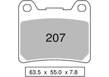 Carica l&#39;immagine nel visualizzatore di Gallery, COPPIA PASTIGLIE FRENO NISSIN NS