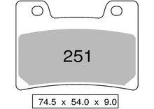 Carica l&#39;immagine nel visualizzatore di Gallery, COPPIA PASTIGLIE FRENO NISSIN NS