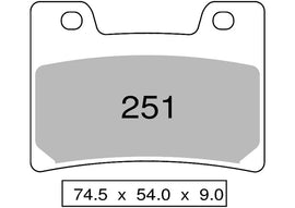 COPPIA PASTIGLIE FRENO NISSIN NS