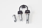 SERIE CILINDRETTI SERRATURE COMPLETA OLYMPIA PIAGGIO VESPA PK50XL - RUSH - 50N - 50V FL2