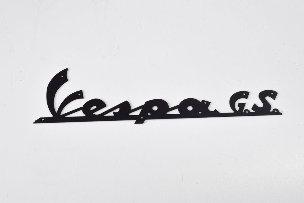 TARGHETTA VESPA GS NERA L.166MM