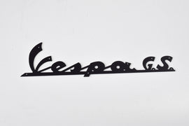 TARGHETTA VESPA GS NERA L.166MM