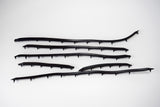 SERIE STRISCE PEDANA IN GOMMA VESPA 50 V5A1T/VESPA 90 V9A1T