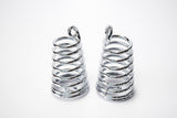 COPPIA MOLLE CONICHE DESTRA E SINISTRA SELLA ANTERIORE OLYMPIA PIAGGIO VESPA 125 V1T - V15T - V30T - V33T