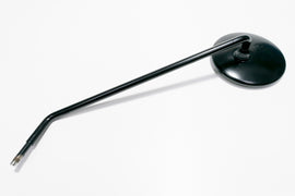 SPECCCHIO RETR.TONDO SX NERO C/FASCET