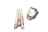 COPRICLACSON E NASELLO PARIMOR PIAGGIO VESPA 50-90-125 STEMMA ANTERIORE RETTANGOLARE 1963>1966