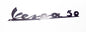 SCRITTA ANT NERA VESPA 50