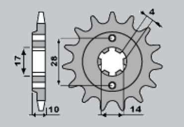 PIGNONI DERBY Z13 18NC C.420