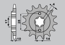 Carica l&#39;immagine nel visualizzatore di Gallery, PIGNONI DERBY Z13 18NC C.420