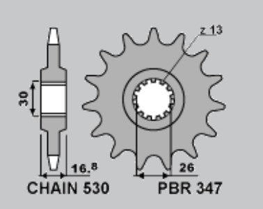 PIGNONI CBR-VFR Z16 18NC C.530