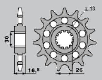PIGNONI CBR 900 +600 17 RACING C.520