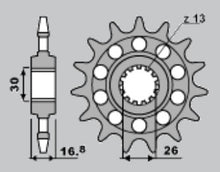 Carica l&#39;immagine nel visualizzatore di Gallery, PIGNONI CBR 900 +600 17 RACING C.520