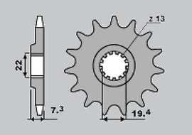 PIGNONI SUZUKI Z15 18NC C.520