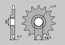 Carica l&#39;immagine nel visualizzatore di Gallery, PIGNONE Z15 PASSO 520 DR-S/R 500 81-86