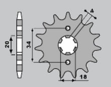 Carica l&#39;immagine nel visualizzatore di Gallery, PIGNONE Z15 PASSO 630 Z 1000 7783