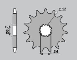 PIGNONE Z15 PASSO 530 ZR ZEPHYR 1100 '96