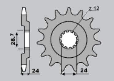 PIGNONI KAWASAKI Z17 18NC C.530