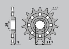 Carica l&#39;immagine nel visualizzatore di Gallery, PIGNONI MODIF.CAT.520 Z14 SP +FORI