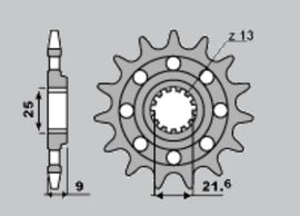 PIGNONI MODIF.CAT.520 Z14 SP +FORI