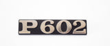 TARGHETTA LATERALE APE P602