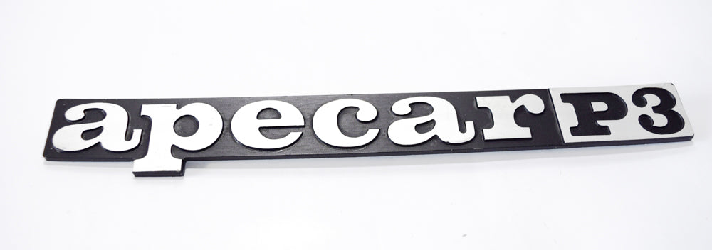 TARGHETTA APE CAR P3