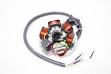 STATORE CONNETTORE NERO A 5 SPINETTE A 5 BOBINE ADATTABILE VESPA PK 50-APE 50 ORIGINALE