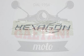 TARGHETTA LAT.HEXAGON