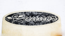 TARGHETTA ADESIVO ORIG. SCRITTA RUNNER