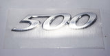 TARGHETTA '500 LATERALE BEVERLY 500 DAL 2002>2006