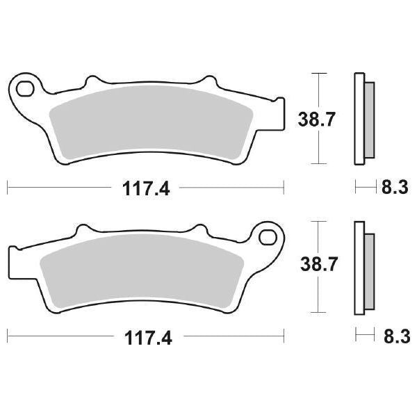 SERIE PASTIGLIE ANT BEVERLY 350 4T 4V