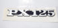 SCRITTA COFANO LAT PX 125 VESPA