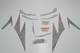 KIT ADESIVI SR 50 DITECH 00-01 ROSSO HOT