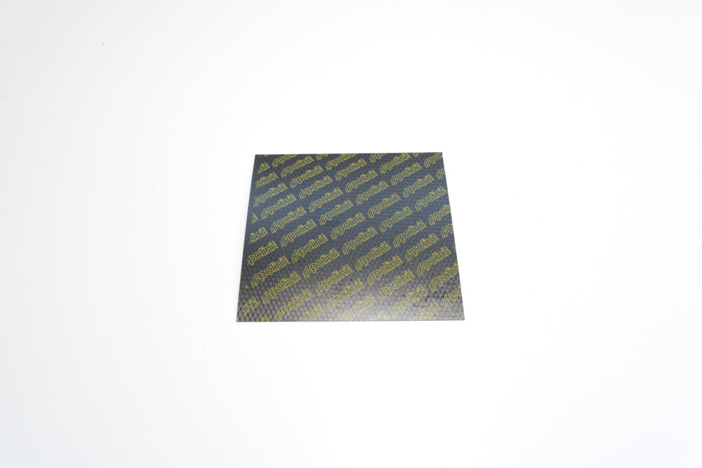 SET LASTRE IN FIBRA DI CARBONIO -POLINI- mm.110X100 SP.0,30
