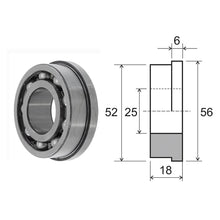 Carica l&#39;immagine nel visualizzatore di Gallery, CUSCINETTO RUOTA POST LAMBRETTA LI