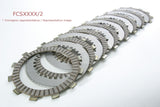 SERIE DISCHI FRIZIONE FCS0295/2 QUAD 700 YZ-F DAL 2010 AL 2015