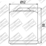 FILTRO OLIO COF083 PER PIAGGIO 125-150-180 LEADER