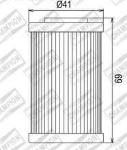 Carica l&#39;immagine nel visualizzatore di Gallery, FILTRO OLIO COF055 KTM ENDURO 690