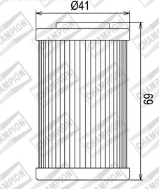 FILTRO OLIO COF055 KTM ENDURO 690