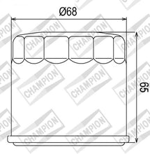 Carica l&#39;immagine nel visualizzatore di Gallery, FILTRO OLIO COF038 SUZUKI APR RSV1000