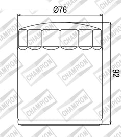 FILTRO OLIO CR.HARLEY DAVIDSON 1340-1450