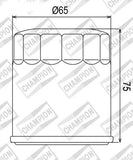 100609665 - Filtro olio Champion COF056 KTM tutti i modelli 620-625-640cc