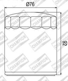 FILTRO OLIO COF070C H.DAVIDSON