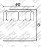 FILTRO OLIO COF454 Mv Agusta f4 750-1000cc