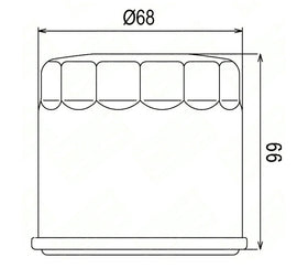 FILTRO OLIO C180 PORTER 1.0-1.3I 16V
